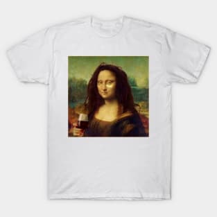Monday Lisa Mona Lisa Da Vinci T-Shirt